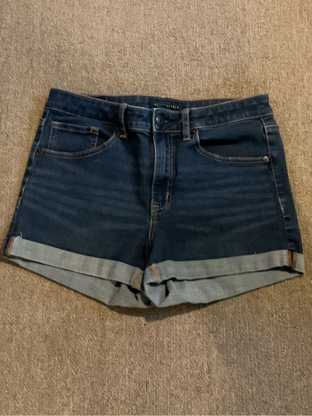Aeropostale size 10 denim stretch cuffed shorts